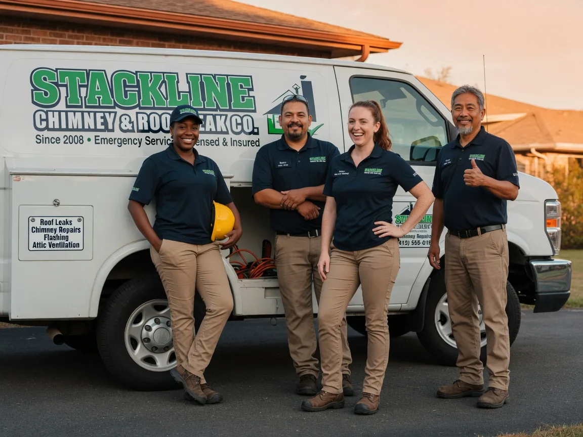 Chimney flashing repair company in Concord, NE